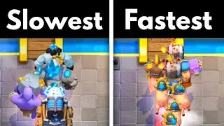 Can I Win Using the SLOWEST and FASTEST Cards?