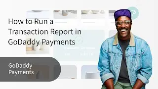 How to Run a Transaction Report in GoDaddy Payments
