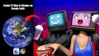 Found TV Man in Cinema on Google Earth! #googleearth #googlemaps