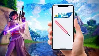Just an average Fortnite mobile player getting a victory royale