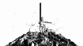 Blender Mantaflow fluid sim with manga/line ink shaders