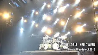Dani Löble - Drummer of Helloween 🎃 Drum-Solo Woodstock 2010 
