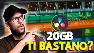 Il Super Creator Pack! 20GB di effetti TI BASTANO?! e ci sono 1000 LUT!  Davinci Resolve