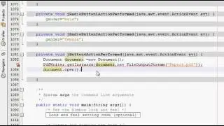 Java prog#74  Reports   Itext  Getting started  Hello world Example
