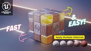 How to Apply Multiple Materials to a Single Object in Unreal Engine | Easy & Fast Method!