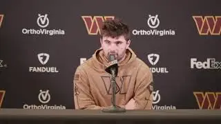 QB Sam Howell Speaks to the Media After Practice | Washington Commanders