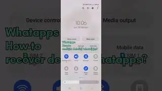 How to recover deleted WhatsApp messages 
