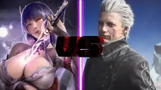 Vergil Vs Raiden Shogun judgement Cut [ Devil May Cry 5 x Genshin Impact ]