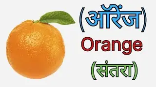 Learning Names Of Fruits In English And Hindi With Pictures : फलों के नाम बच्चो के लिए : #kidssong