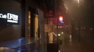 [Rain Sound] 밤비 내리는 한국 민속촌 Korean Folk Village in the night rain