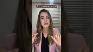 #trombose tem cura?