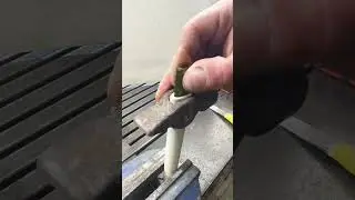 temporary hammer handle made from pipe