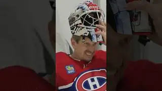 Guenther Steiner makes a goalie save on Nick Suzuki 🥅 #F1 #Shorts