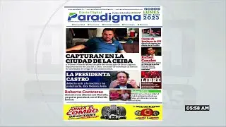 Titulares de Portada presentadas en HCH 28 DE AGOSTO DEL 2023-Portada de Diario Digital Paradigma