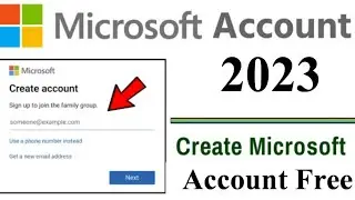 How To Create A Microsoft Account Free 2023 | Create Microsoft Account Free In Windows 10 | In Hindi