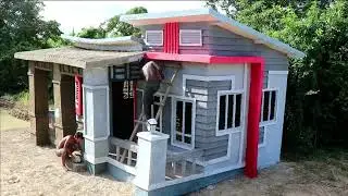 Build A House And Swimming Pool In A Modern Style