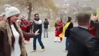 Tourists Dance In Karimabad, Hunza