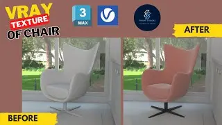 Texture in Vray: Session 1 - Applying Realistic Textures to Chair|Interior Scene - 01 |Part 3|