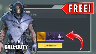 Today Codm Redeem Code | Get Free Dark Shepherd Soul Reaper Skin In COD Mobile | CODM (Season 2)