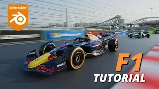 Cinematic F1 Animation in Blender – Launch Control Addon Tutorial