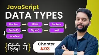 Data Types in JavaScript in Hindi | Primitives and Objects in JavaScript : A Beginner's Guide #3