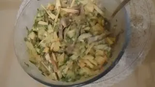 Замечательный салат с языком.  Если гости у порога!