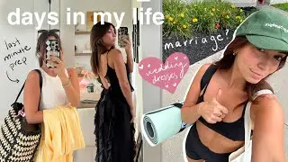 trying on my wedding dress (MOH!!) & thoughts on marriage