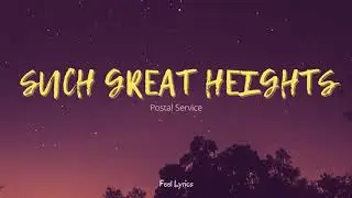 The Postal Service - Such Great Heights (lyrics) Acoustic Cover by Jada Facer ft. London Austin