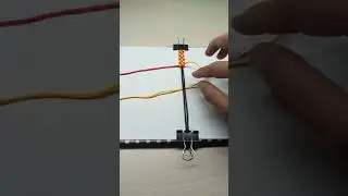 Make a bracelet.  Making an easy bracelet out of string.