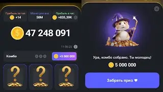 Комбо карточки Хамстер комбат 2-3 июня. Успевайте, кто еще не получил, новые карты уже скоро