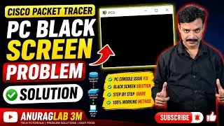 Cisco Packet Tracer PC Black Screen Problem Solution | Fix PC Console Issue