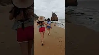 Visitando a la piedra de San Martin #playa #falcon #venezuela