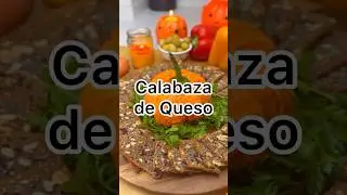 CALABAZA DE QUESO #chile #recetas #halloween #recetasfaciles
