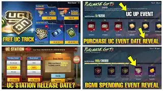 🔴Free UC UP Event Date Reveal // UC Station Release Date // 2.8 Update Release date // Free uc Event