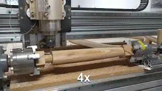 George Nakashima Inspired Conoid bench part1.cnc lathe legs