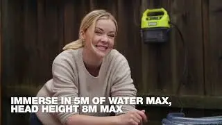 RYOBI 18V ONE+ 4,200L/HR SUBMERSIBLE PUMP