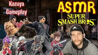 ASMR | Smash Bros Kazuya Gameplay w/ Controller Sounds & Gum Chewing