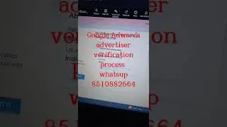 Google adwords  Advertiser verification process 