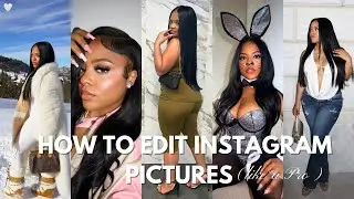 HOW TO EDIT & TAKE INSTAGRAM PICTURES LIKE A PRO ⭐️ | STEP BY STEP + Grain Effect & High Quality