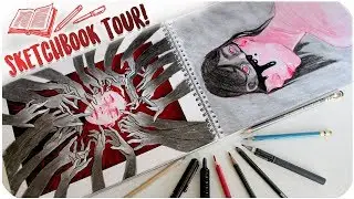 My Strange Art SKETCHBOOK TOUR! // March-July 2018