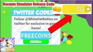 NEW VACUUM SIMULATOR RELEASE CODE! || Roblox Vacuum Simulator
