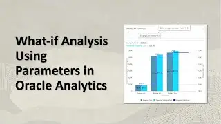 What-if Analysis Using Parameters in Oracle Analytics