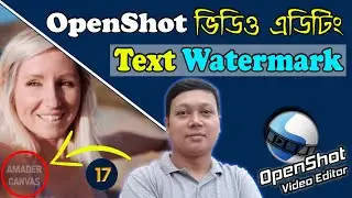 Openshot Add Text watermark to video | Add Watermark Openshot | Openshot Tutorial #17