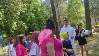 КОМИЧЕСКИЙ ФУТБОЛ В ЛАГЕРЕ 
