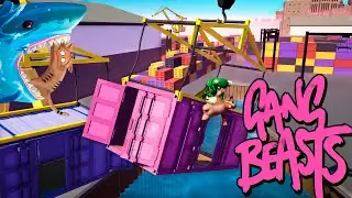 ПОБЫВАЛИ В ПАСТИ АКУЛЫ | Gang Beasts