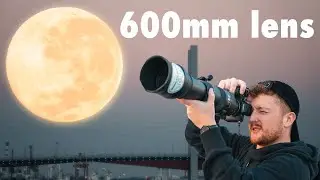 I tried shooting a GIANT MOON in Melbounre - SIGMA 150 - 600mm lens