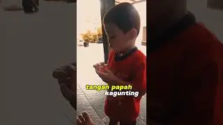 TANGAN PAPA KEGUNTING #cute #baby #anak #mainan #lucu #edukasi