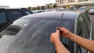 Щетки стеклоочистителя с креплением Push Button (Кнопка). Инструкция по установке дворников