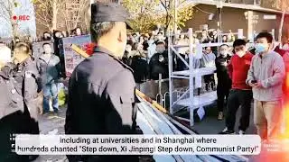 Chinese people Mass protests against xi jinping government. #china