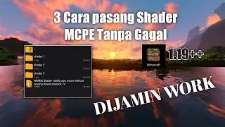 3 Cara Pasang Shader Di MCPE 1.19 Terbaru 2023 Tanpa Gagal